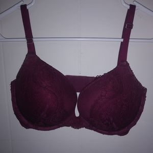 Red Victoria's Secret bra
